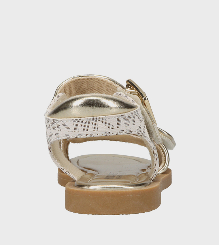 KIERAN Monogram Velcro Closure Sandals