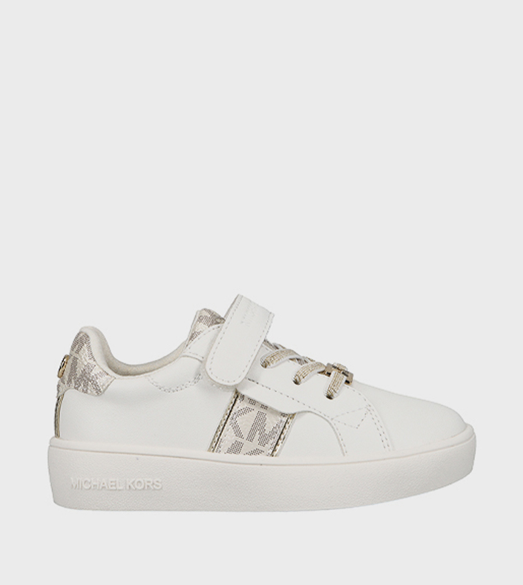 JEM MAXINE PS Monogram Velcro Closure Sneakers