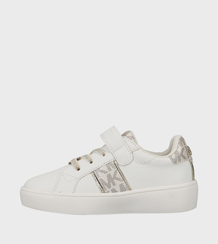 JEM MAXINE PS Monogram Velcro Closure Sneakers