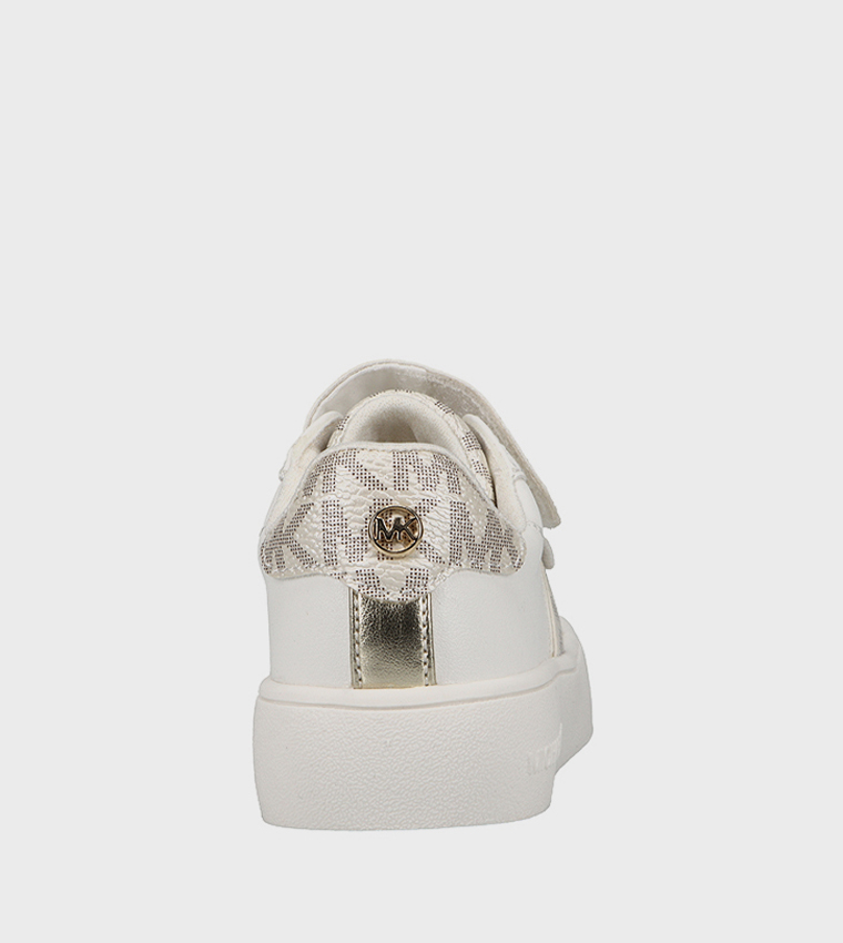 JEM MAXINE PS Monogram Velcro Closure Sneakers