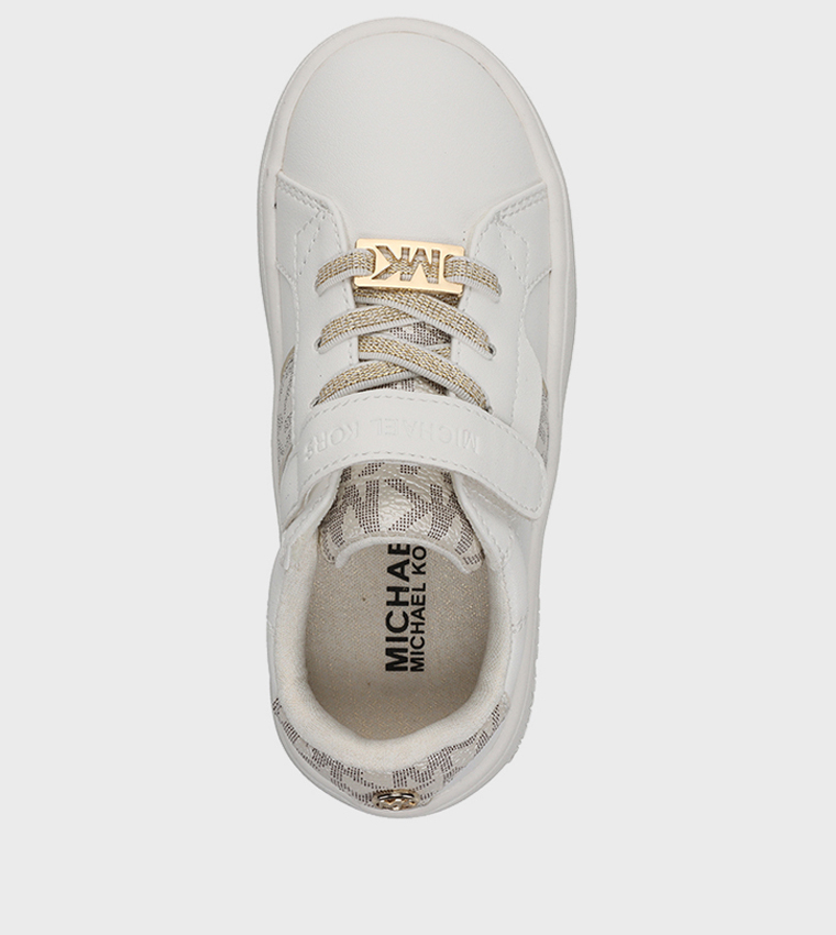 JEM MAXINE PS Monogram Velcro Closure Sneakers