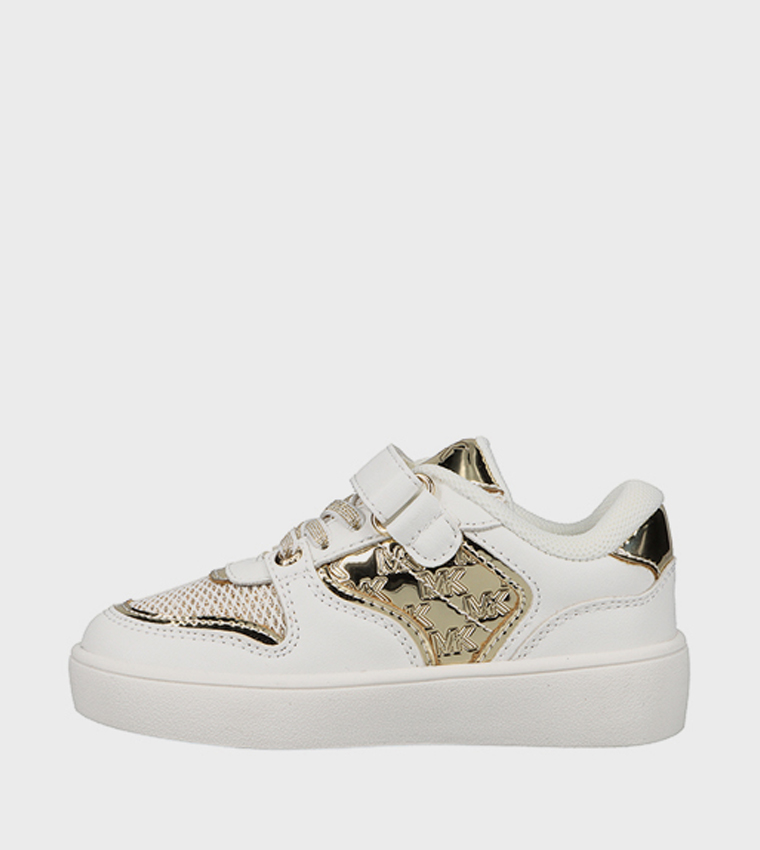 JEM RUMI Monogram Lace Up Sneakers