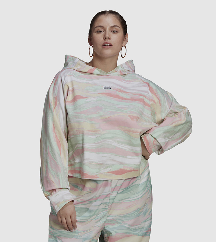 Buy Adidas Originals R.Y.V. Crop Hoodie In Multiple Colors 6thStreet UAE