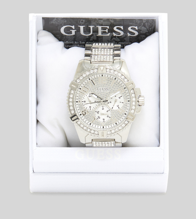 Frontier Quartz Chronograph Watch, 48 mm