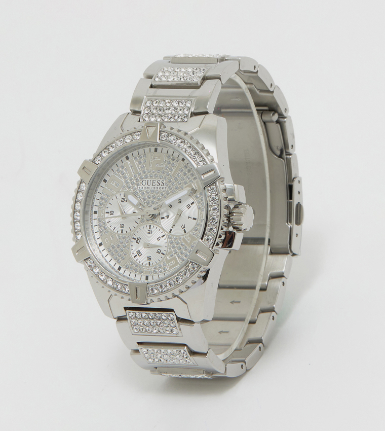 Frontier Quartz Chronograph Watch, 48 mm
