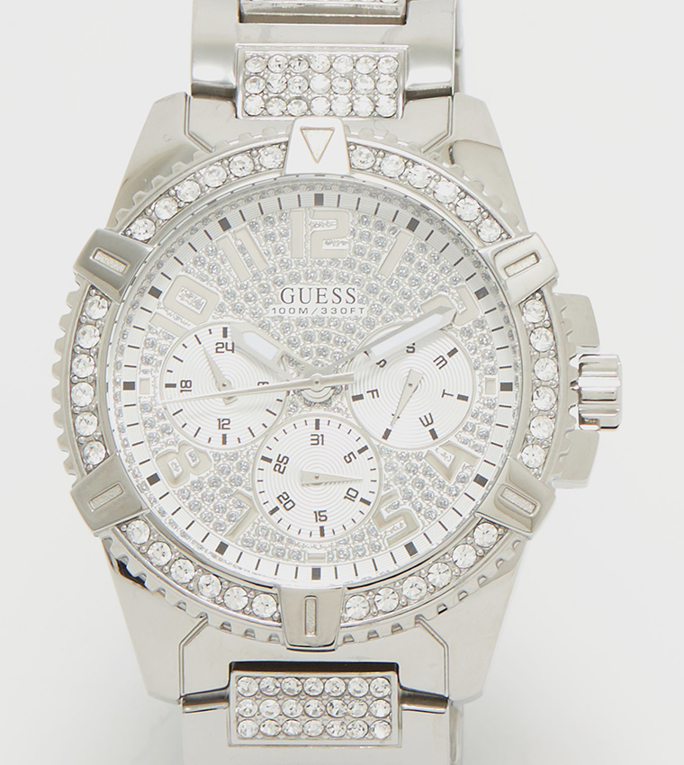 Frontier Quartz Chronograph Watch, 48 mm