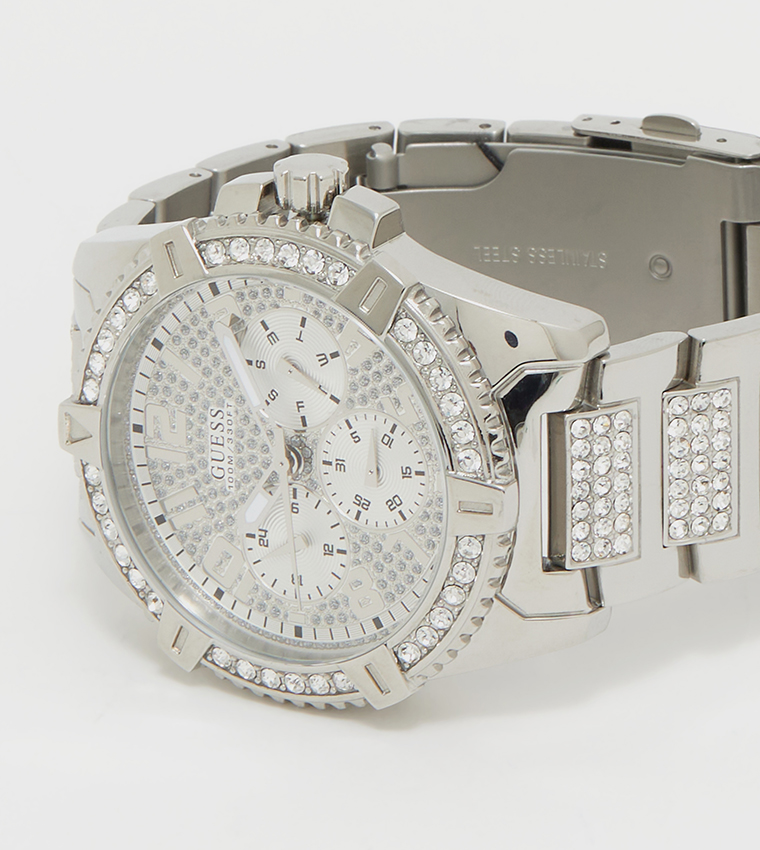 Frontier Quartz Chronograph Watch, 48 mm