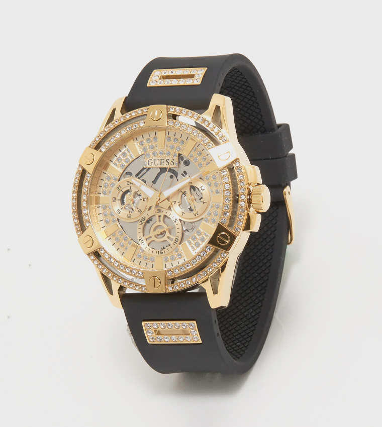 King Quartz Chronograph Watch, 48 mm
