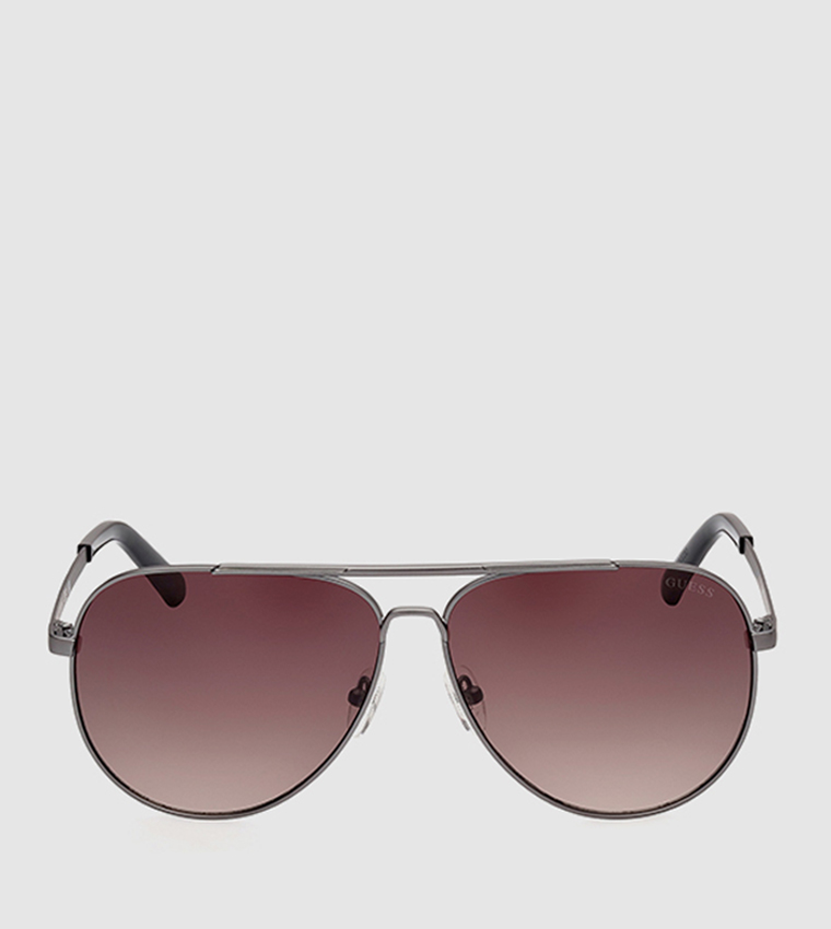 Buy Guess Aviator Sunglasses In Grey 6thStreet UAE