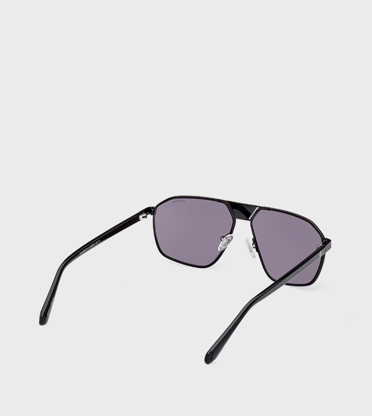 Patterned Detail Aviator Sunglasses