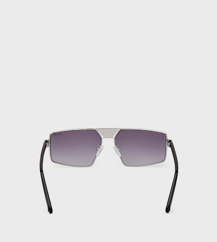 Patterned Full Rim Sunglasses