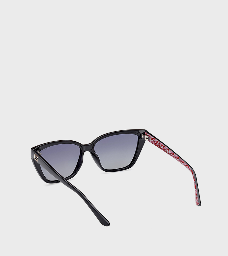 Buy Guess Polarized Cat Eye Sunglasses In Black 6thStreet UAE