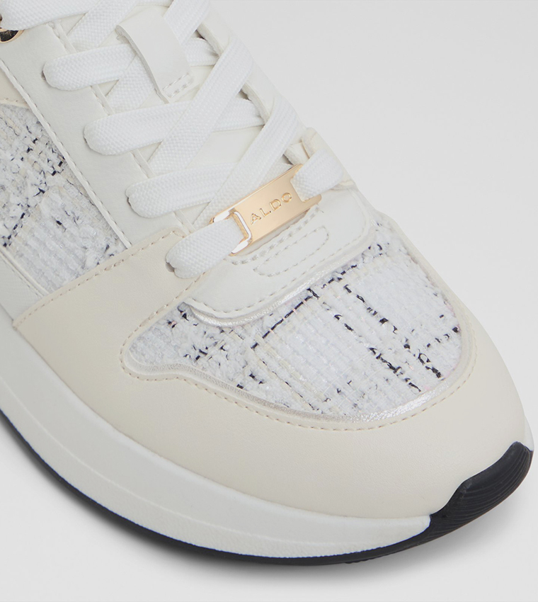 GUMTREE Tweed Lace Up Sneakers