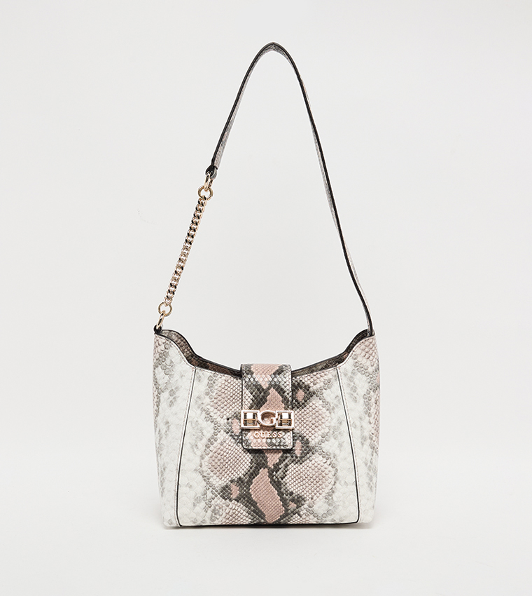 JANE Snake Patterned Hobo Bag