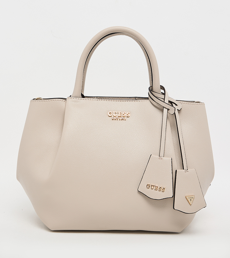 AMORETTE Logo Detail Girlfriend Satchel Bag