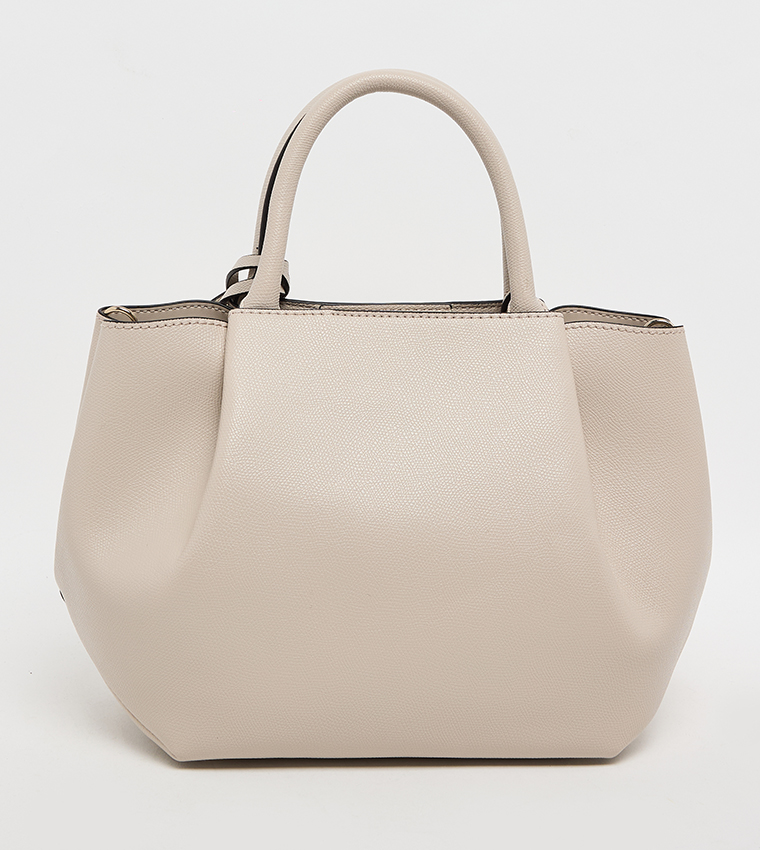 AMORETTE Logo Detail Girlfriend Satchel Bag