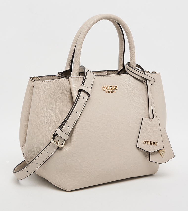 AMORETTE Logo Detail Girlfriend Satchel Bag