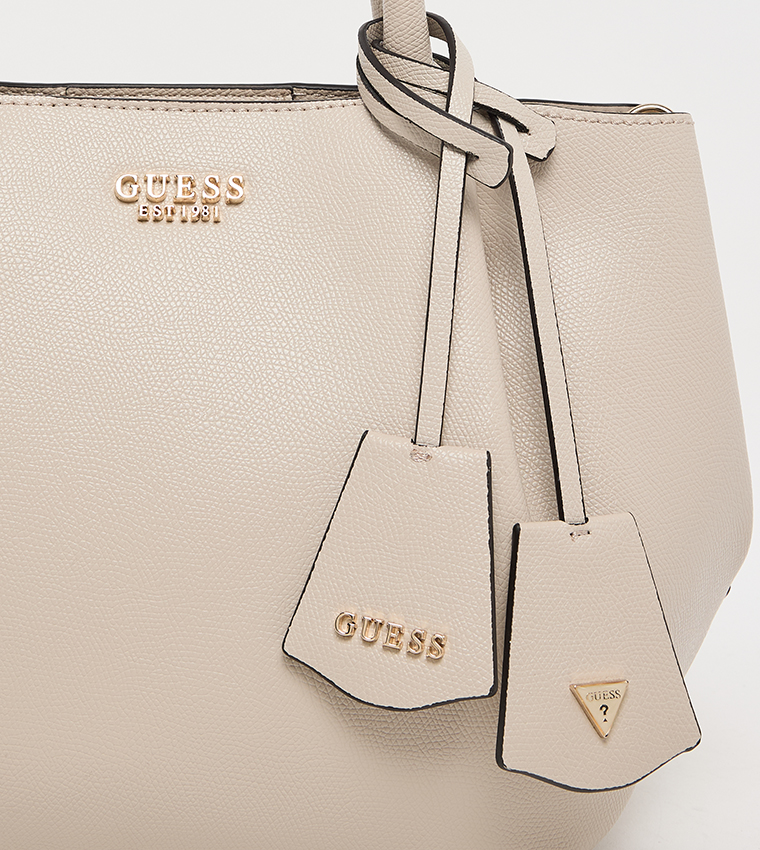 AMORETTE Logo Detail Girlfriend Satchel Bag