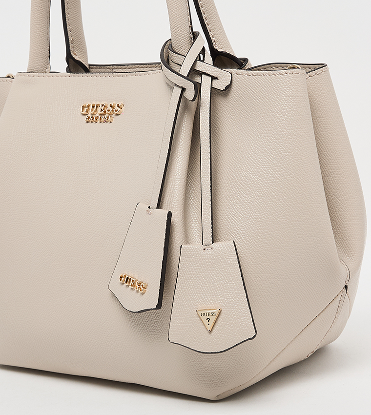 AMORETTE Logo Detail Girlfriend Satchel Bag