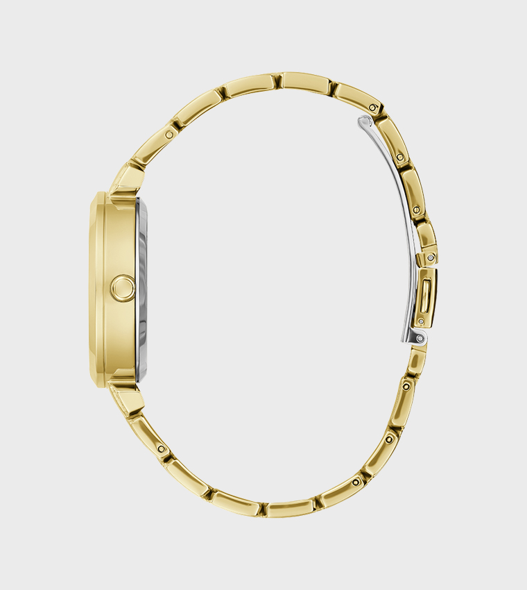 Crystal Quartz Analog Watch, 33mm