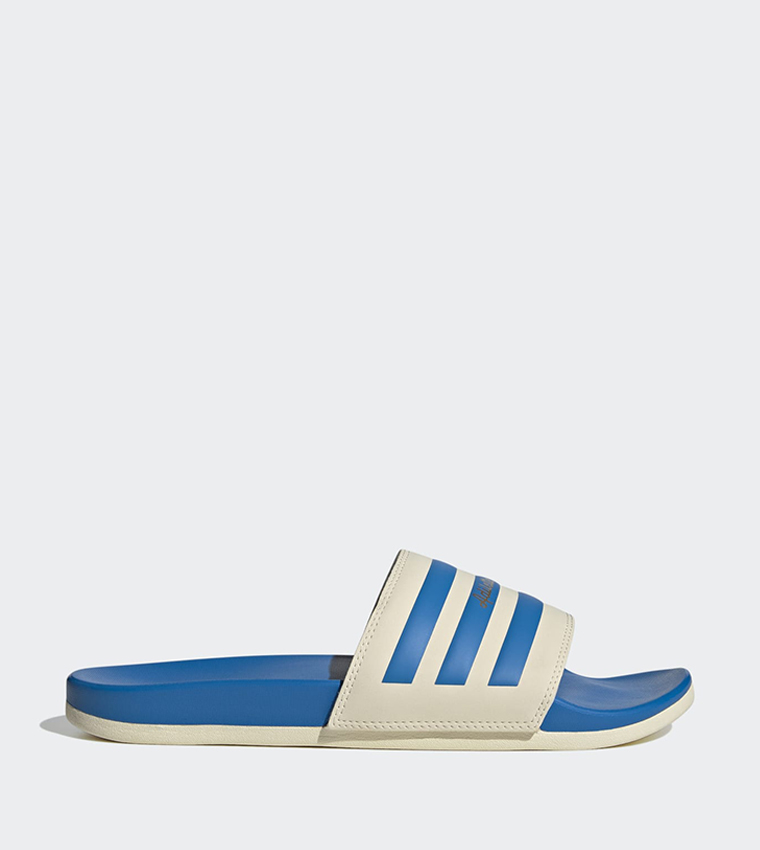 Adidas adilette 2025 comfort slides blue