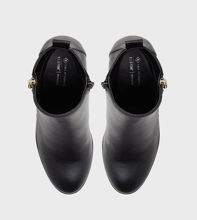 GWENEVERE Block Heel Ankle Boots