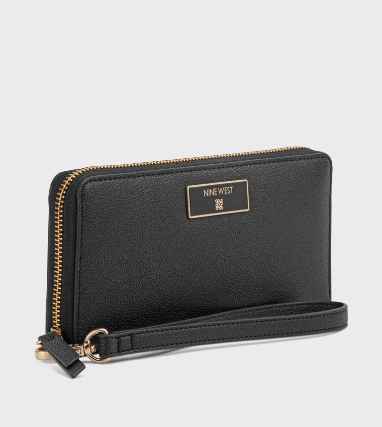 MARY Textured Wristlet Wallet