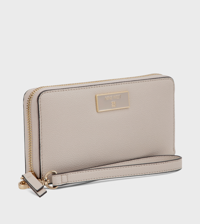 MARY Textured Wristlet Wallet