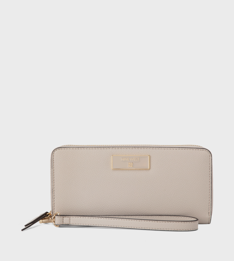 MARY Textured Wristlet Wallet