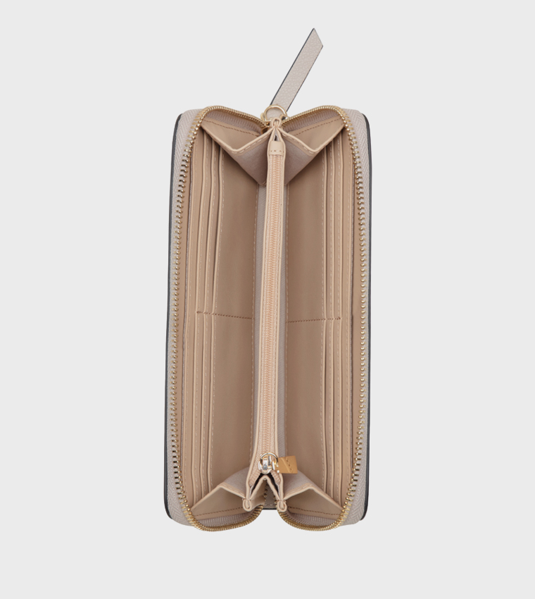 MARY Textured Wristlet Wallet