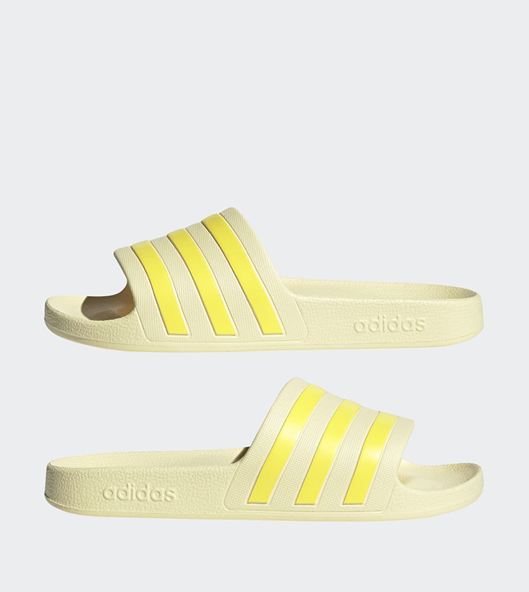 Adidas adilette slides yellow online