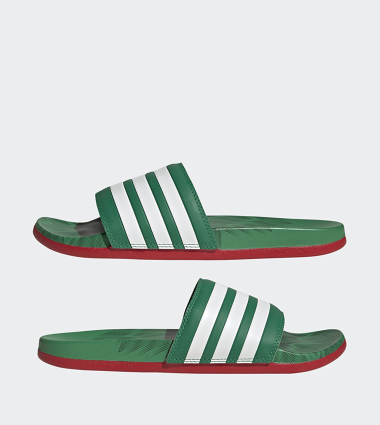 Adidas store slides green