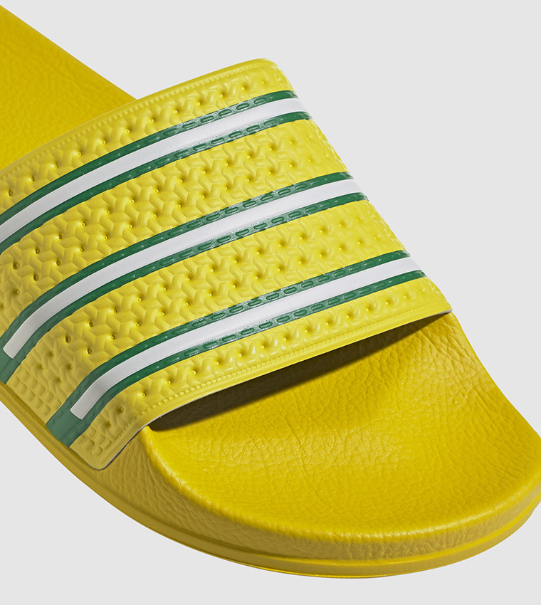 Neon Yellow Adidas Slides Adidas Originals Adilette 22 Adidas