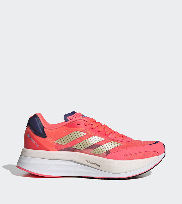 Orange running clearance shoes adidas womens