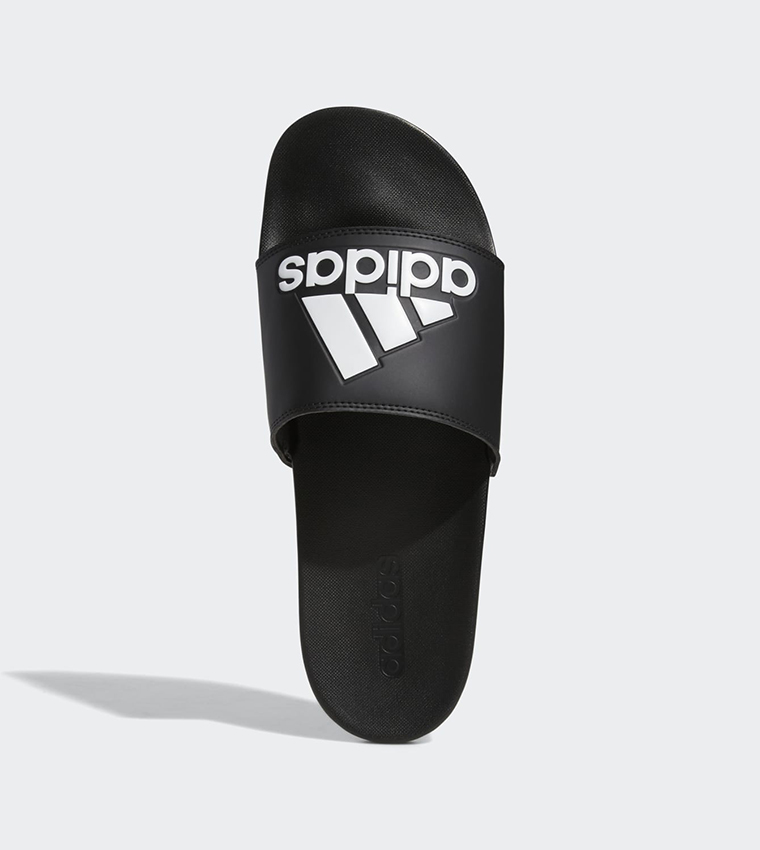 Adidas logo slides on sale