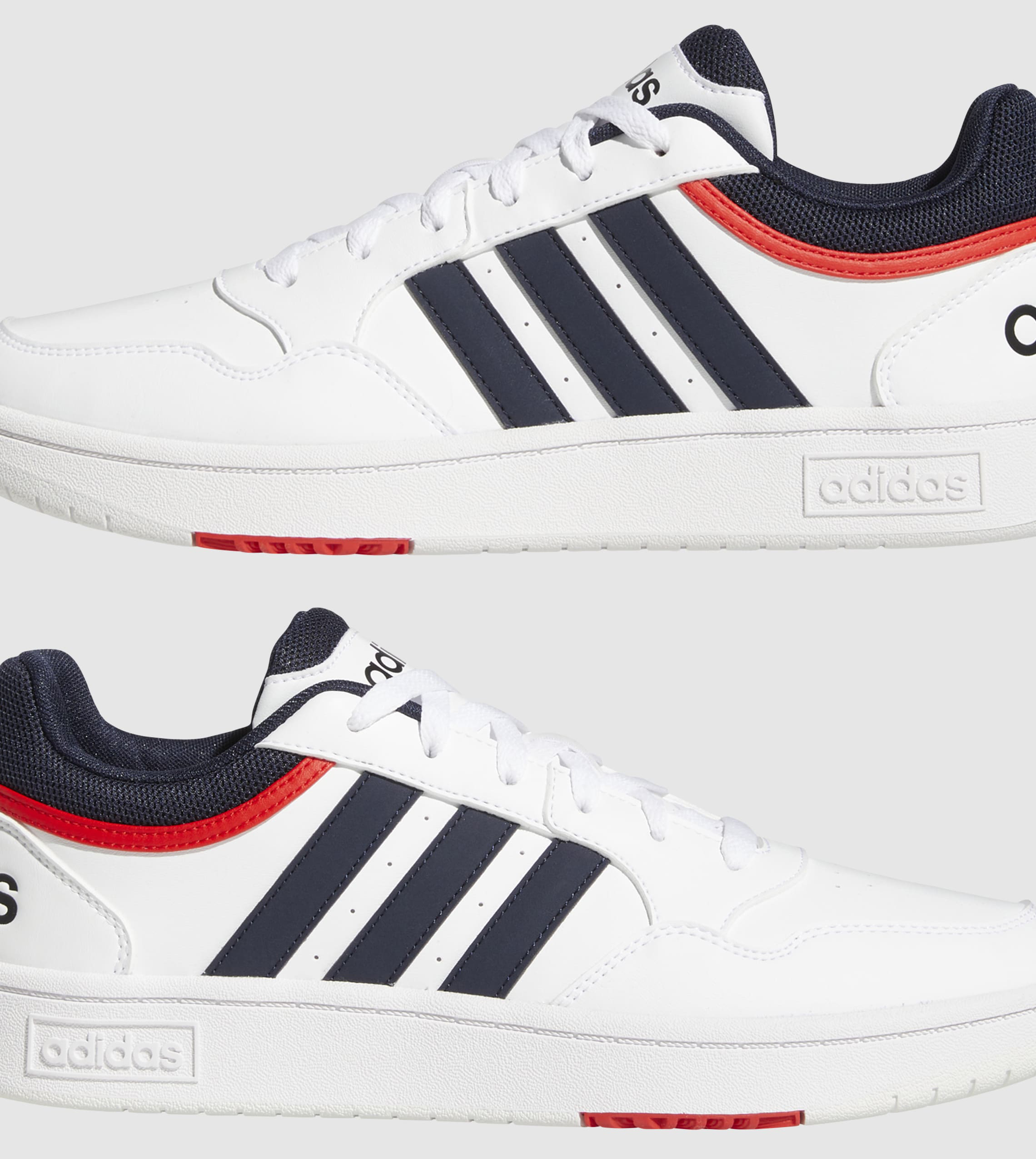Buy Adidas Hoops 3.0 Low Classic Vintage Basketball Shoes In White |  6thstreet UAE