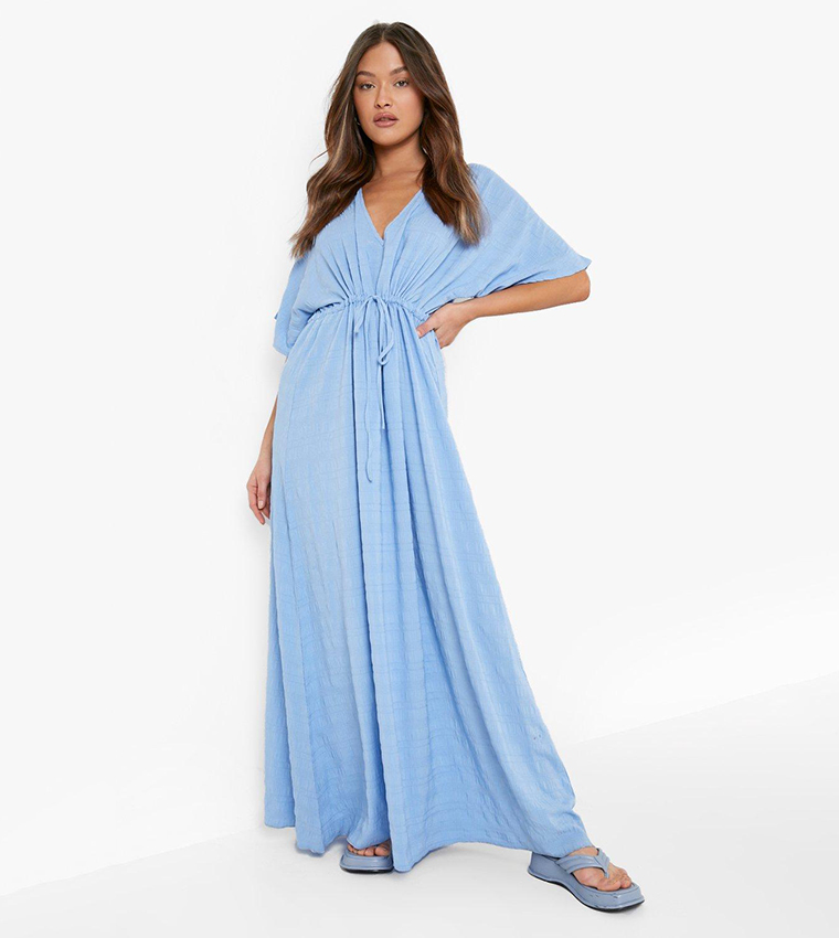 Kimono sleeve maxi dress hotsell