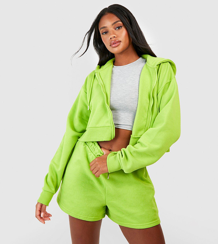 Cropped sales track suit