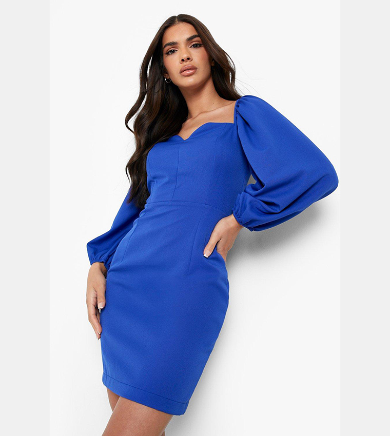 bright blue shift dress 12 Season Color Analysis | Indigo Tones main image 1
