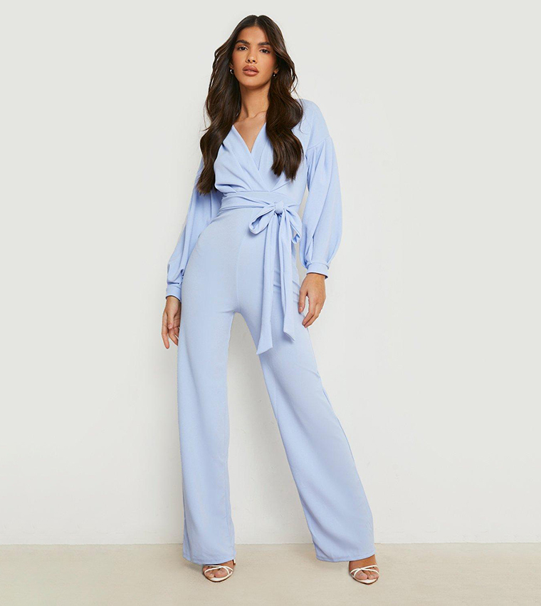 Pastel hotsell blue jumpsuit