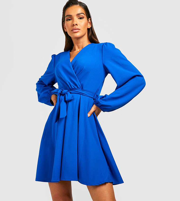 Cobalt skater outlet dress