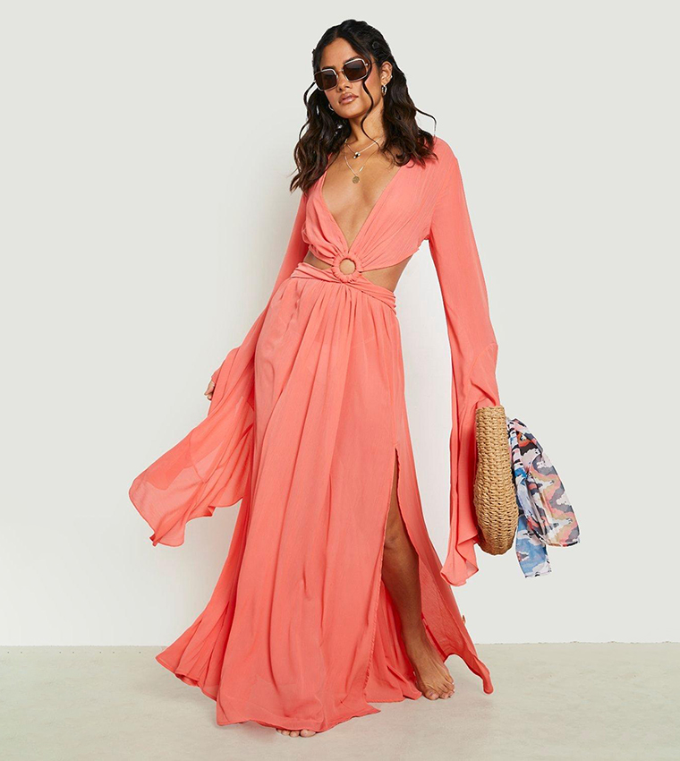Maxi dress coral store