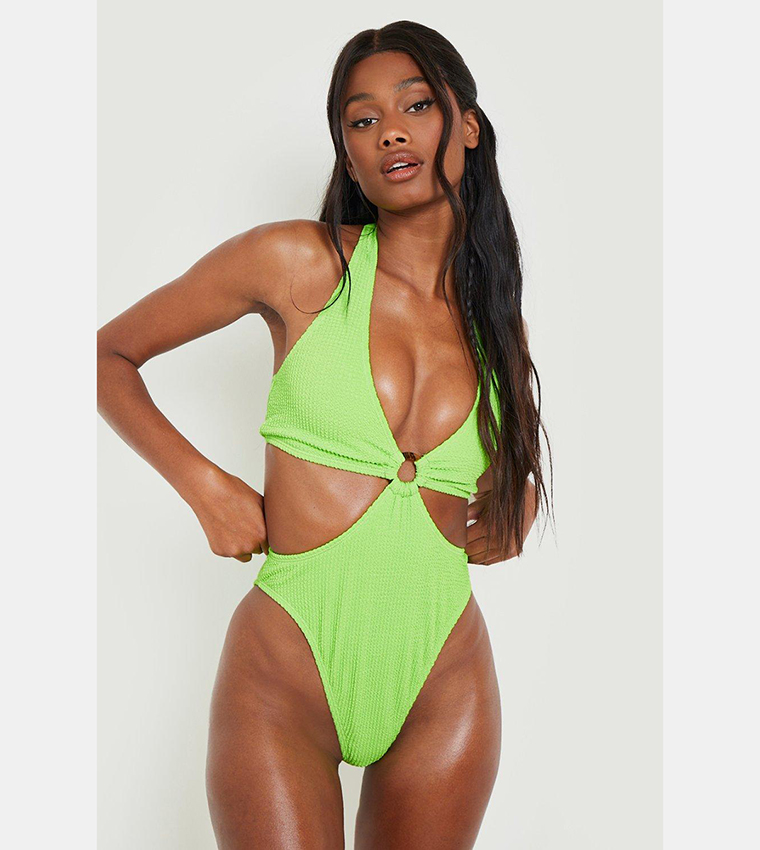 Cut out store swimsuit boohoo