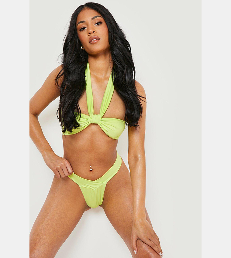 neon bathing suit top