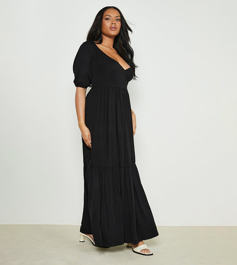 finnian knit dress SIMKHAI Philippa Long Sleeve Midi Dress in Black main image 1