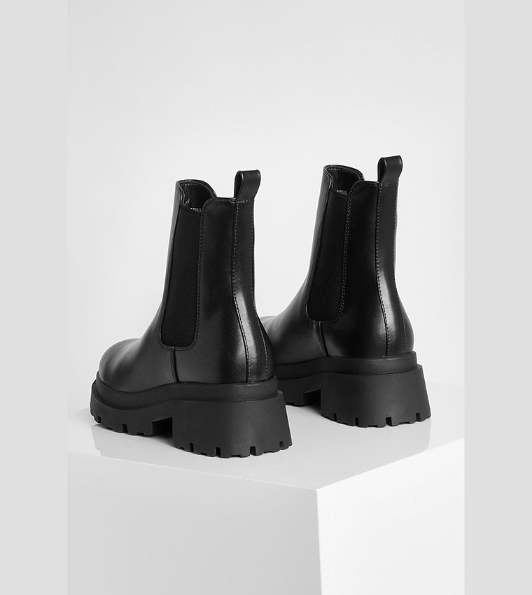 Chunky Double Sole Chelsea Boots