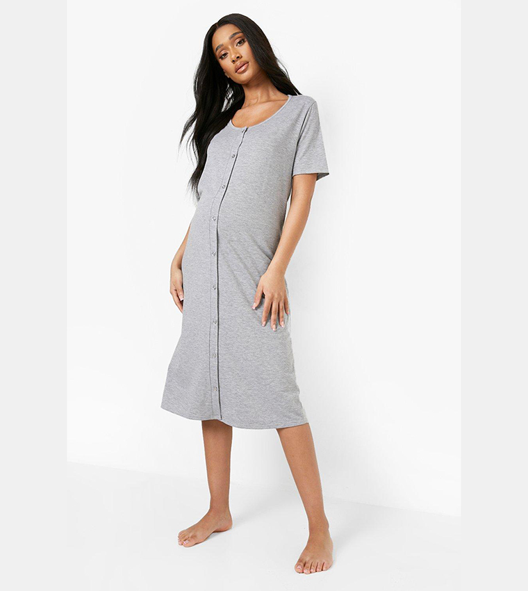 Full button 2024 front nightdress