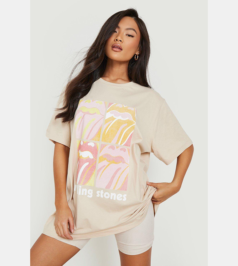 Oversized band shop t shirt