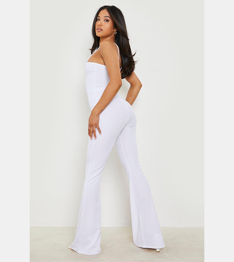 Bandage Flare Jumpsuit