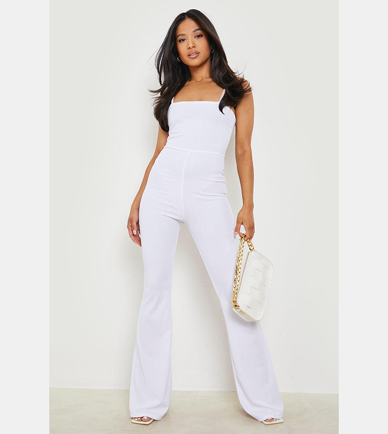 Bandage Flare Jumpsuit